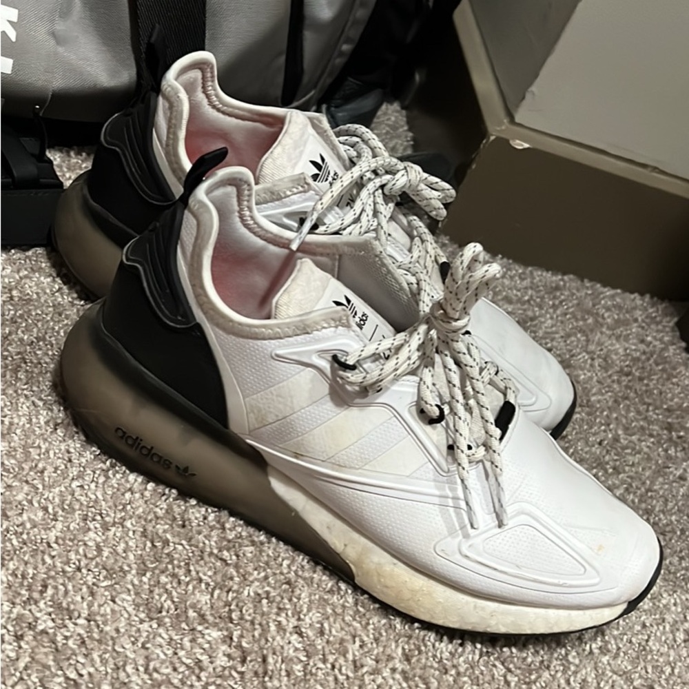 Adidas White and Black Athletic Shoes
